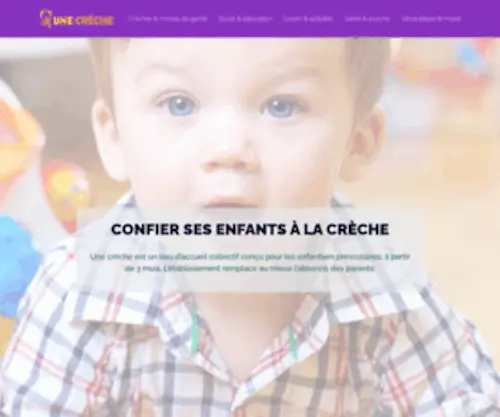 Une-Creche.com(Crèche) Screenshot