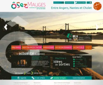 Uneautreloire.fr(Office de Tourisme Ôsez Mauges) Screenshot