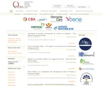 Uneba.org(Unione Nazionale Istituzioni e Iniziative di Assistenza Sociale) Screenshot
