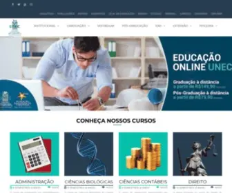 Unec.edu.br(Centro Universitário de Caratinga UNEC) Screenshot