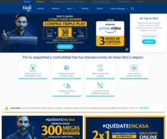 Une.com.co(Tigo Une Colombia) Screenshot