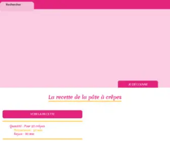 Unecrepeplusqueparfaite.com(Maizena®) Screenshot