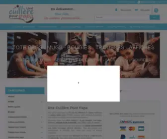 Unecuillerepourpapa.com(Cadeaux de naissance) Screenshot
