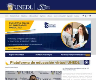 Unedl.edu.mx(Universidad Enrique Díaz de León) Screenshot