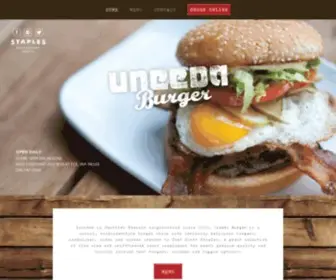 Uneedaburger.com(Seattle, WA) Screenshot