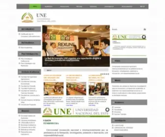 Une.edu.py(Universidad nacional del este) Screenshot