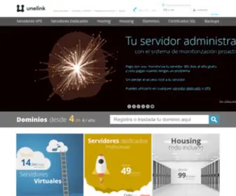 Unelink.es(Servidores dedicados) Screenshot