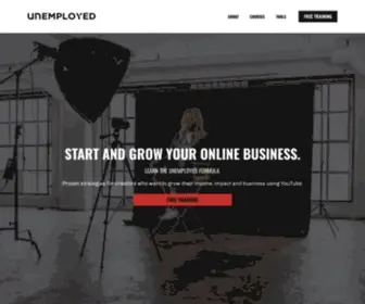 Unemployedmovement.com(Unemployed) Screenshot