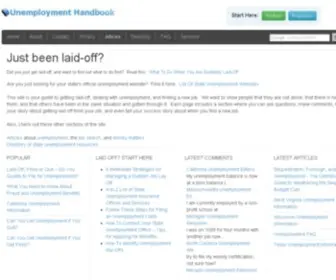 Unemploymenthandbook.com(Choose Your State) Screenshot