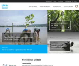 Unenvironment.org(UN Environment Programme) Screenshot