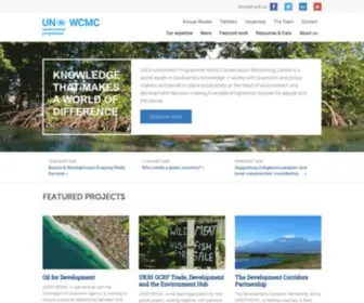 Unep-WCMC.org(Homepage) Screenshot