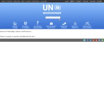 Unep.fr(UNEP Division of Technology) Screenshot