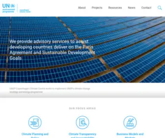 Unepccc.org(UNEP Copenhagen Climate Centre) Screenshot