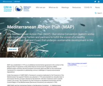 Unepmap.org(Mediterranean Action Plan) Screenshot