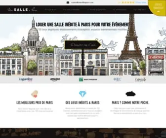 Unesalleaparis.com(Louer Une Salle à Paris) Screenshot