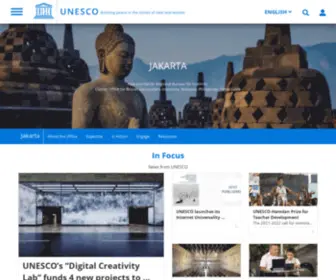 Unesco.or.id(Jakarta) Screenshot