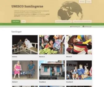 Unescosamlingerne.dk(UNESCO Samlingerne) Screenshot