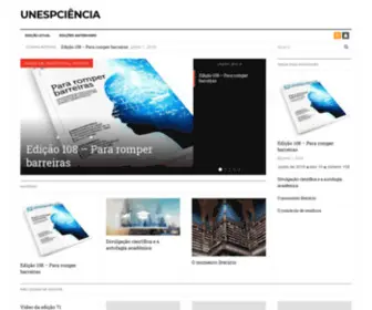 Unespciencia.com.br(Jornal da Unesp) Screenshot