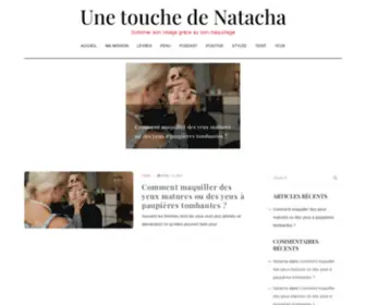 Unetouchedenatacha.fr(Une touche de Natacha) Screenshot