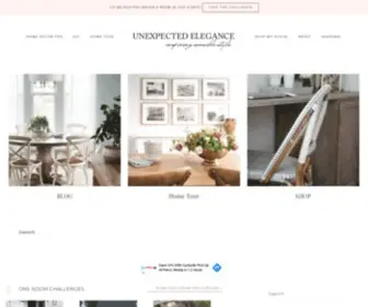 Unexpectedelegance.com(Home decor and DIY projects that inspire sensible style) Screenshot