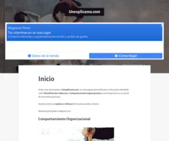 Unexplicamx.com(Inicio) Screenshot