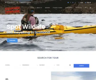 Unexploredscotland.com(Sea Kayaking Scotland) Screenshot