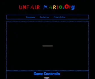 Unfairmarioo.org(Unfair Mario) Screenshot