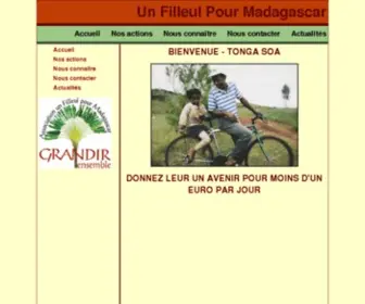 Unfilleulpourmadagascar.com(Odiso) Screenshot