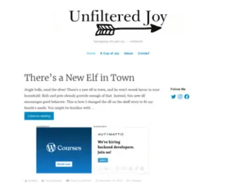 Unfilteredjoy.blog(Navigating life with joy) Screenshot