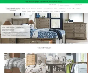 Unfinishedfurnitureofwilmington.com(Unfinished Furniture) Screenshot