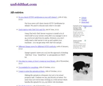 Unfoldthat.com(Unfoldthat) Screenshot