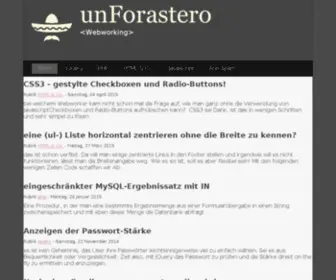 Unforastero.de(Un Forastero) Screenshot