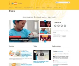 Unfpa.org.br(UNFPA Brazil) Screenshot