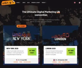 Ungagged.com(Digital Marketing & SEO Conference) Screenshot