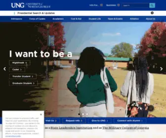 UNG.edu(The University of North Georgia) Screenshot