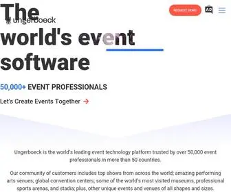 Ungerboeck.com(The world's event software) Screenshot