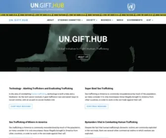 Ungift.org(UN.GIFT.HUB (United Nations Global Initiative to Fight Human Trafficking)) Screenshot