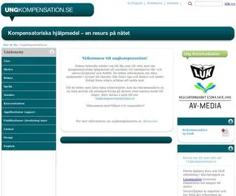 Ungkompensation.se(Information om olika hjälpmedel för läs) Screenshot