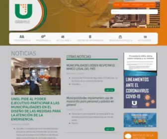 UNGL.or.cr(Unión Nacional de Gobiernos Locales) Screenshot