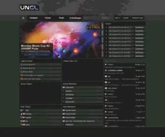 UNGL.org(Universal Gaming League) Screenshot