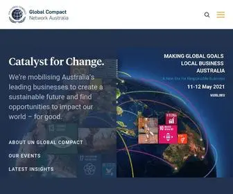 UnGlobalcompact.org.au(Global Compact Network Australia) Screenshot