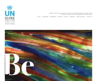 Unglobe.org(UN Globe at the United Nations) Screenshot