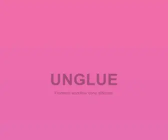 Unglue.io(Frontend workflow done different) Screenshot