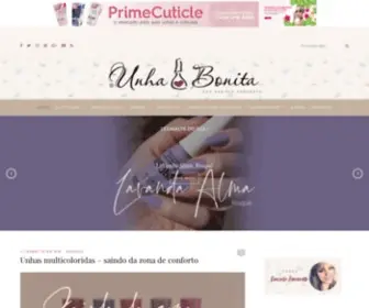 Unhabonita.com.br(Unha Bonita) Screenshot