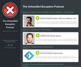 Unhandledexceptionpodcast.com(The Unhandled Exception Podcast) Screenshot