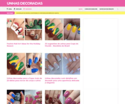 Unhas-Decoradas.org(UNHAS DECORADAS) Screenshot