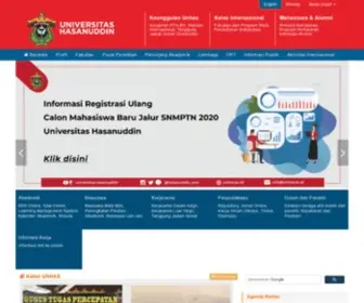 Unhas.ac.id(Universitas Hasanuddin) Screenshot