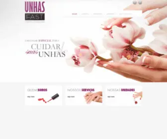 Unhasfast.com.br(Manicure Express) Screenshot