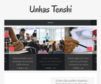 Unhastenshi.com.br(Unhas Tenshi) Screenshot