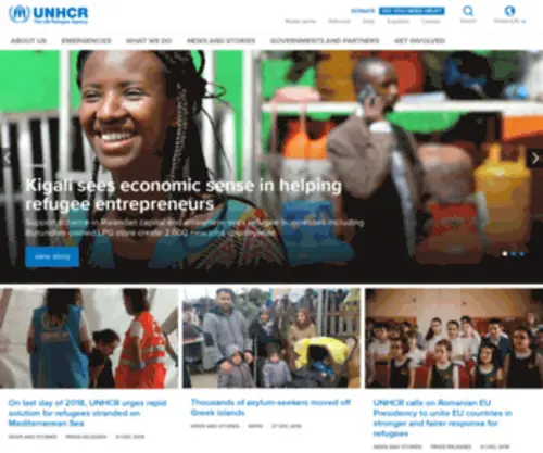 UNHCR.lk(UNHCR, the UN Refugee Agency) Screenshot